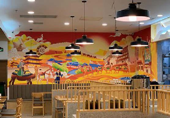 象山商业空间彩绘介绍。