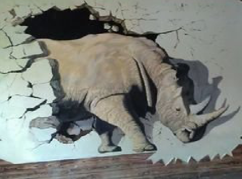  象山在墙绘中，如何绘制3D效果？