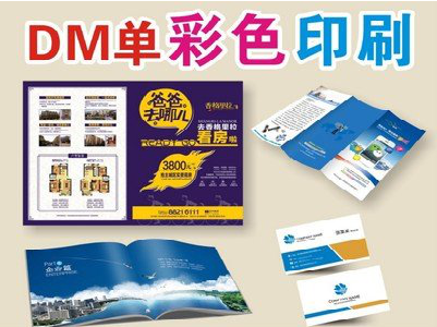  象山单页印刷，色彩搭配简单。