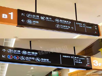  象山如何通过商场标识牌引导客流分布？